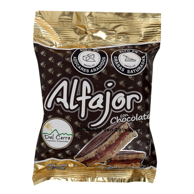 Alfajor Negro Tradicional 60g