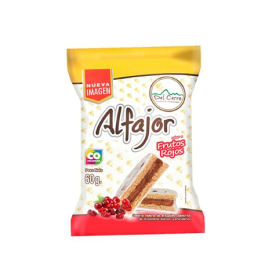 Alfajor Frutos Rojos 60g