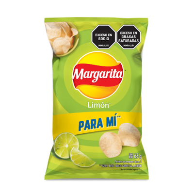 Papas Margarita Limon 65g...