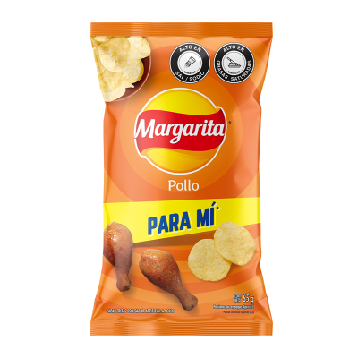 Papas Margarita Pollo 65g...