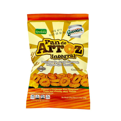 Pan De Arroz Integral 60g