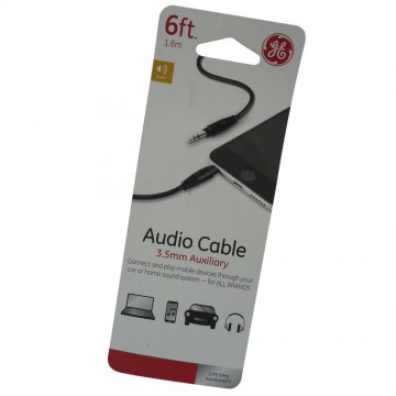 Cable Audio 3.5mm 6FT / 1.8m