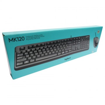 Teclado + Mouse Logitech MK120