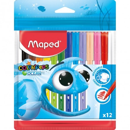 Plumones Maped Ocean 12...