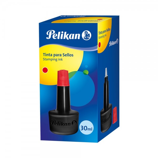 Tinta para Sellos Pelikan R-3033 Rojo 30ml