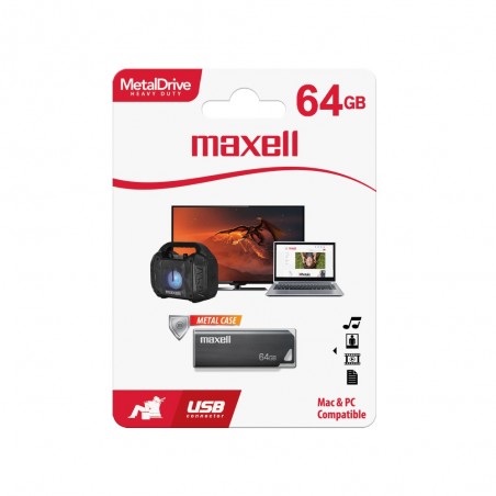 Memoria Maxell usb Metal 64gb