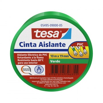 Cinta Aislante Tesa Verde...